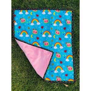 Cocomelon doll blanket or car seat Snuggie 21”x26”